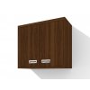 Horní, závěsná skříňka SZ 80 v dekoru ořech vhodná do sestav s našimi výklopnými postelemi