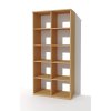 Policová skříň, regál, knihovna Alfa 174 v odstínu buk