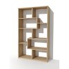Nevšední policová skříň, regál, knihovna Alfa 175 v odstínu dub sonoma