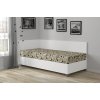 Válenda Yukon s polohováním pod hlavou a úložným prostorem v dekoru bílá a Mega 009