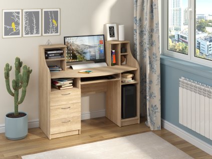 PC stůl ODISSEJ (Barva kašmír)