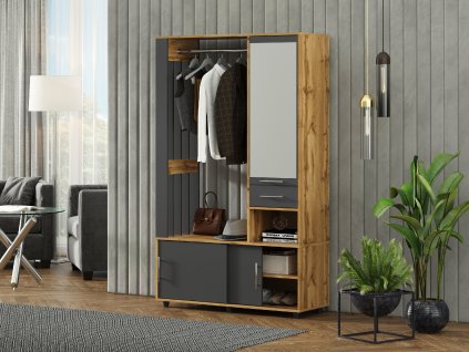 Předsíňová stěna HERMES (Barva kašmír)