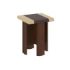 Табурет 3 VIP горіх+коричневий+кава premium