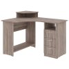 PC stůl KOMPAKT, rohový (Barva kašmír)