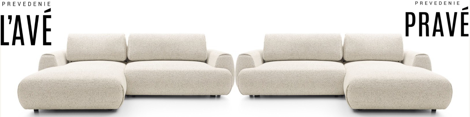 Sedací souprava Velora pohled