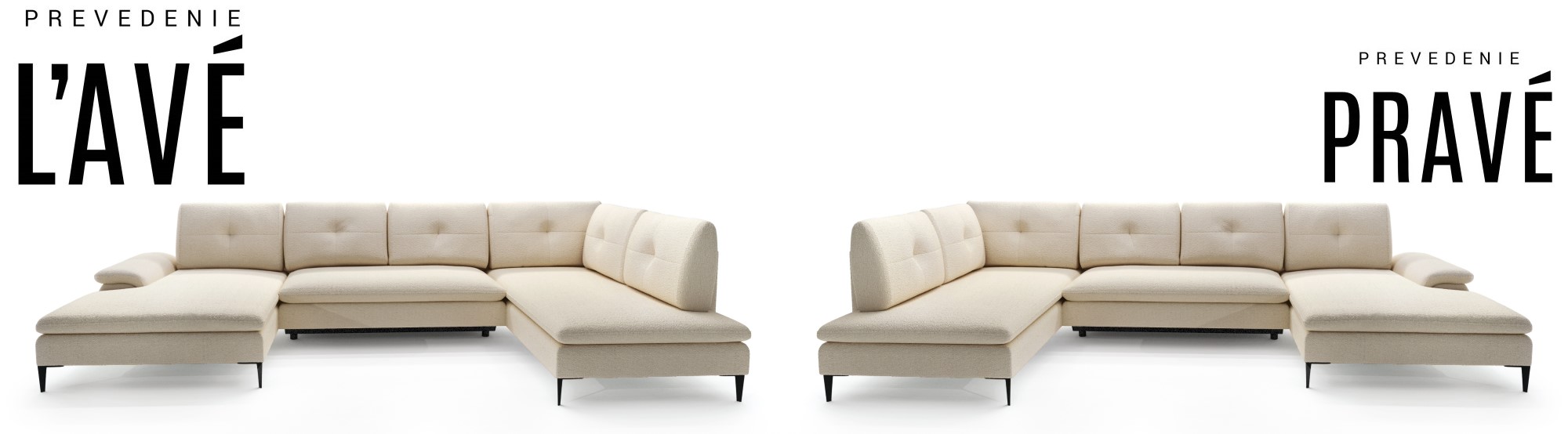 Sedací souprava PORTO velký roh