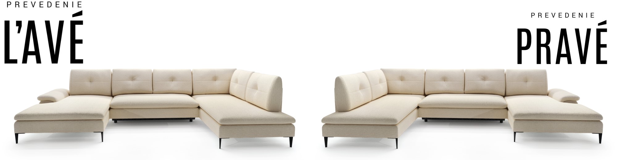 Sedací souprava PORTO ve tvaru U