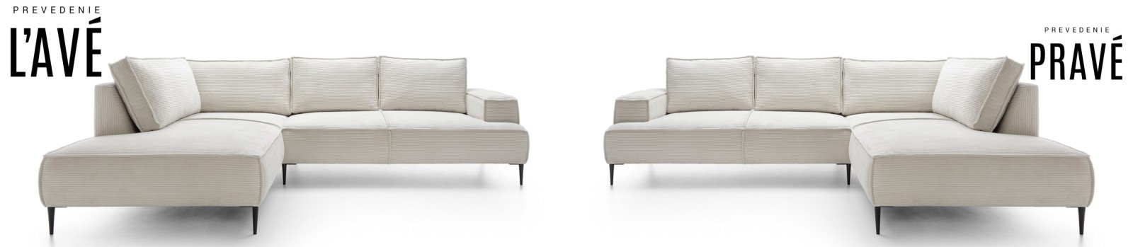 ZAROLA L pravé a levé provedení