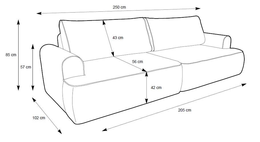 rozkládací pohovka CELTA SOFA