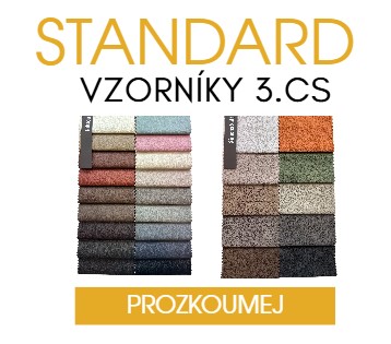 STANDARD vzorníky – 3. cenová skupina potahových látek