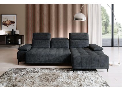 Kožená sedačka ORCO Mini v moderním interiéru, rohové provedení