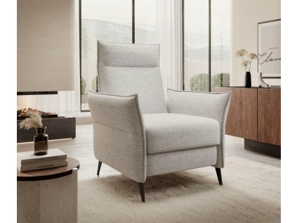 Křeslo MINERAL v interiéru, boční pohled na opěradlo