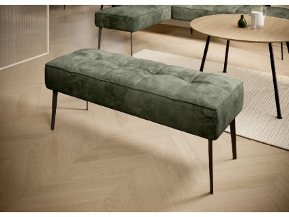 Rovná kuchyňská lavice SEA v interiéru jídelny, boční pohled