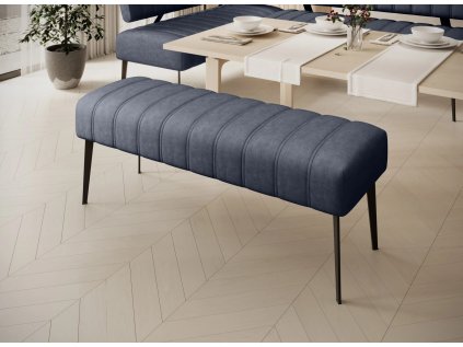 Rovná kuchyňská lavice TUNDRA v interiéru jídelny, boční pohled