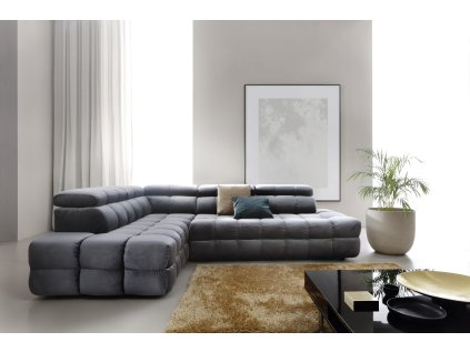 Sedacia súprava DRACO ROH V1 (Prevedenie (roh) Ľavé, Poťahová látka akciová)