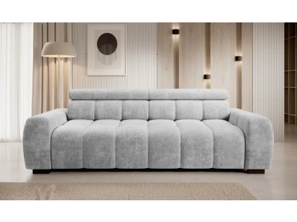 Sedačka IMPERIAL sofa ve světlém interiéru obývacího pokoje, čelní pohled