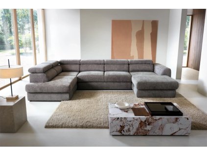 Sedacia súprava VELORIA III (Prevedenie (roh) Ľavé, Poťahová látka akciová)