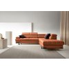 Kožená sedačka PANARO L v moderním interiéru, rohové provedení