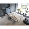 Pohovka GUSTO SOFA rozložená, detail spací plochy