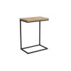 Odkládací stolek NORI, boční pohled, kovová konstrukce