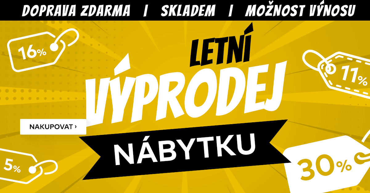 Velký letní výprodej v Nábytek Paul