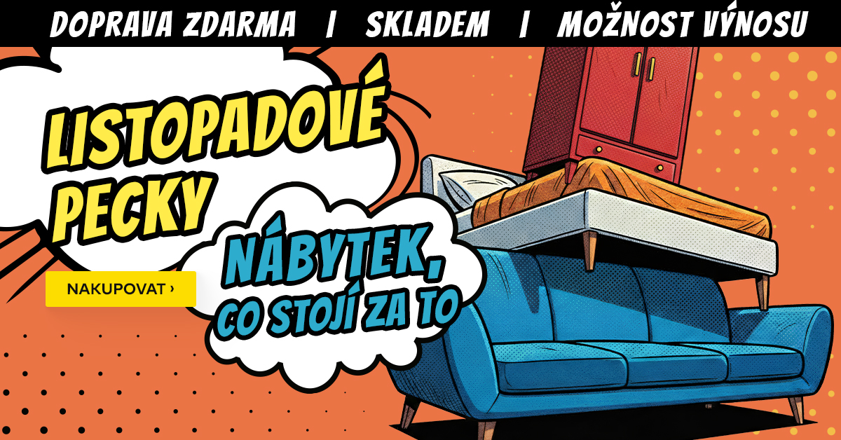 Listopadové pecky v Nábytek Paul