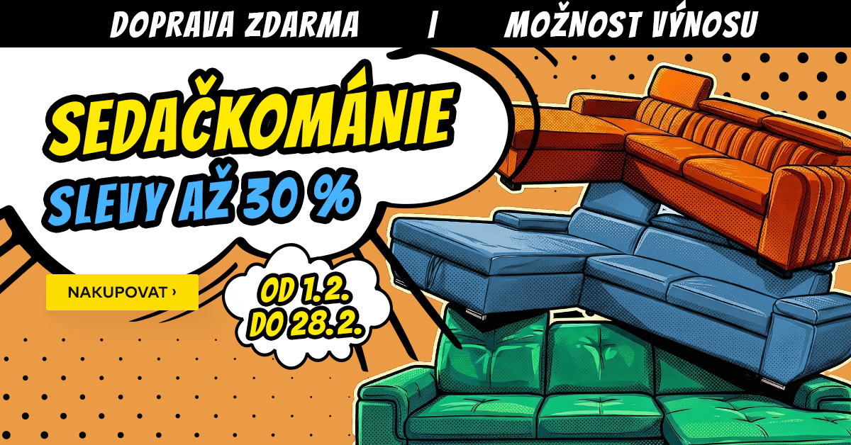 SEDAČKOMÁNIE v Nábytek Paul