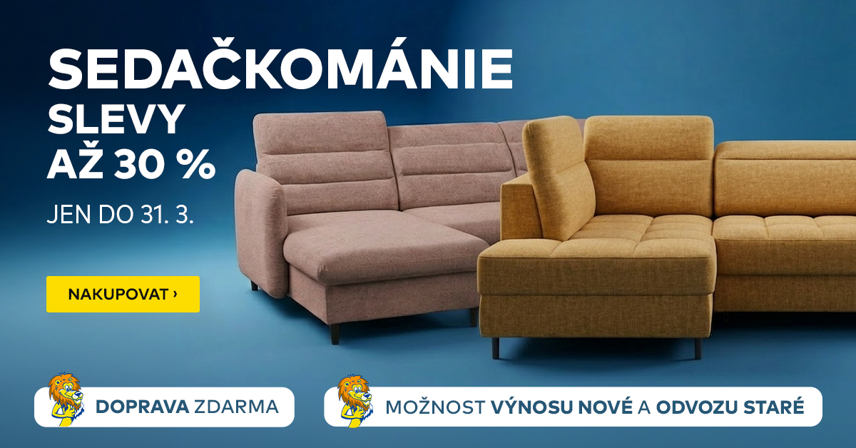 SEDAČKOMÁNIE v Nábytek Paul