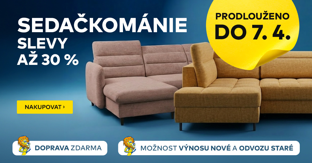 SEDAČKOMÁNIE v Nábytek Paul