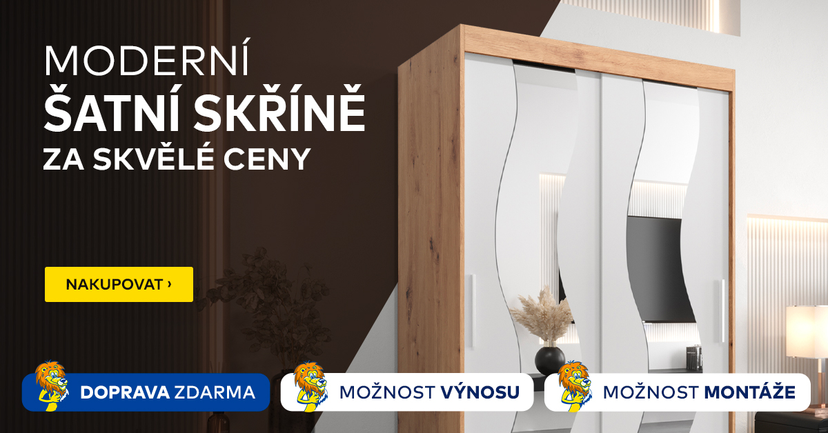 Moderní ŠATNÍ SKŘÍNĚ za skvělé ceny