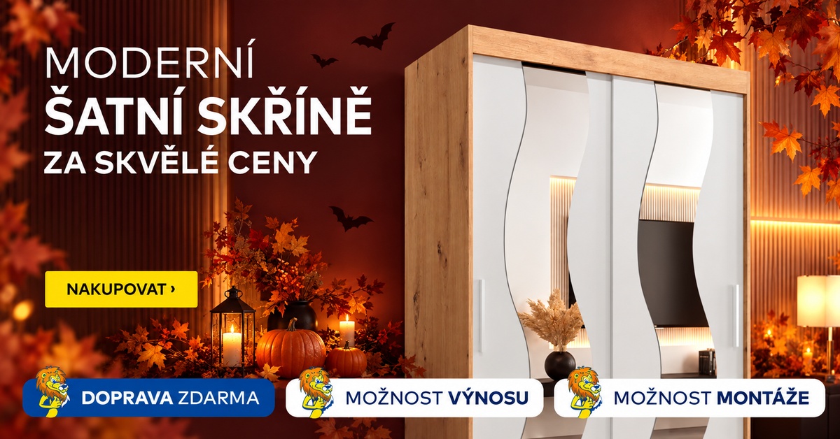 Moderní ŠATNÍ SKŘÍNĚ za skvělé ceny
