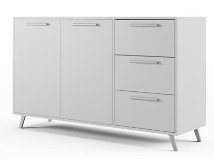 Komoda Bali - Bílá