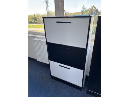 Botník Kurt 01 - bílá+černá