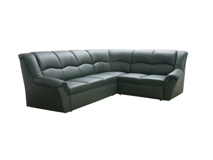 Sedací souprava Dubaj Lux XL šířka 280 cm tmavě zelená koženka