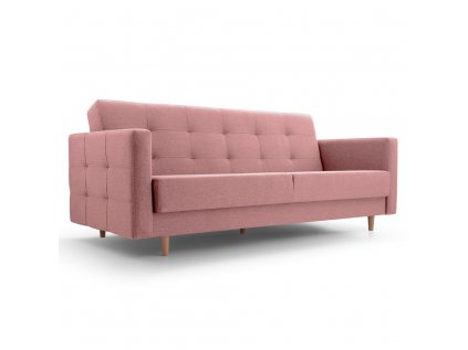 Pohodlná pohovka Godivo s područky růžová barva