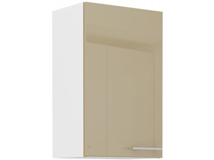 Horní skříňka Lara 45 G-72 1F cappucino odstín v lesklém provedení