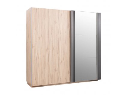 Šatní skříň AllMo AL15 se zrcadlem