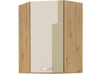 Horní rohová skříňka Artisan 60x60 GN-90 1F (45°) Cappucino