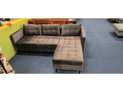 Sedací souprava Fandy - pravá varianta - šedé látky