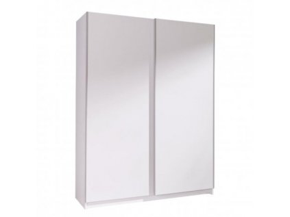 Šatní skříň Batumi 1 s posuvnými dveřmi - šířka 150 cm bílá