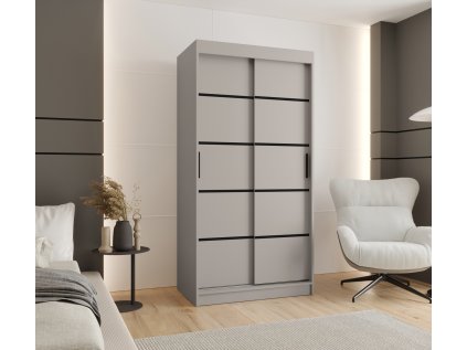 Šatní skříň Abi Rubino V1 bez zrcadla