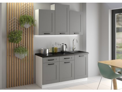 Kuchyňská linka 150 cm Luna 1 výška skříněk 72 cm