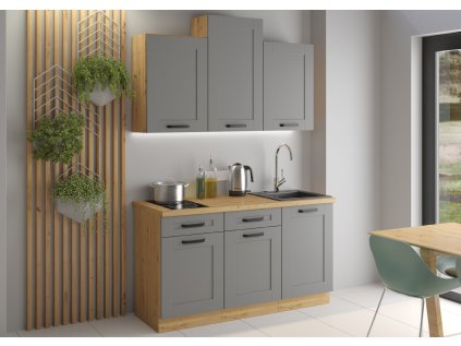 Kuchyňská linka 150 cm Luna 1 bez pracovní desky