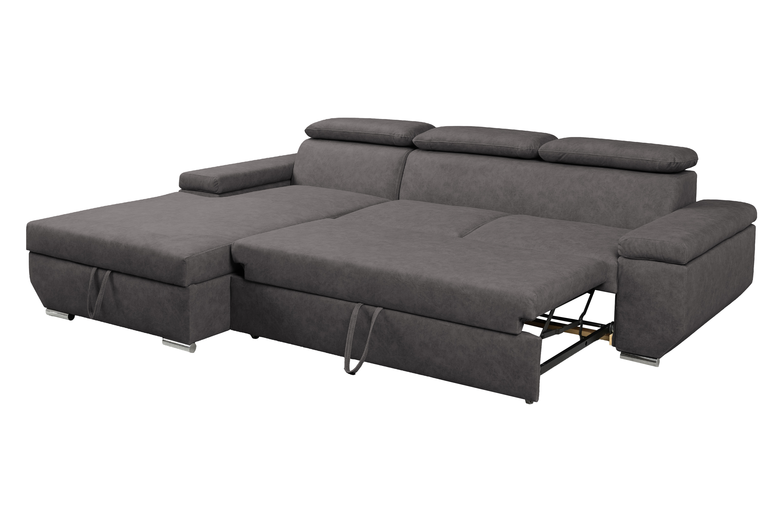 Sedací souprava Lars - Logan Graphite Provedení: Levá varianta, látka: Logan Graphite (obrázek 4)