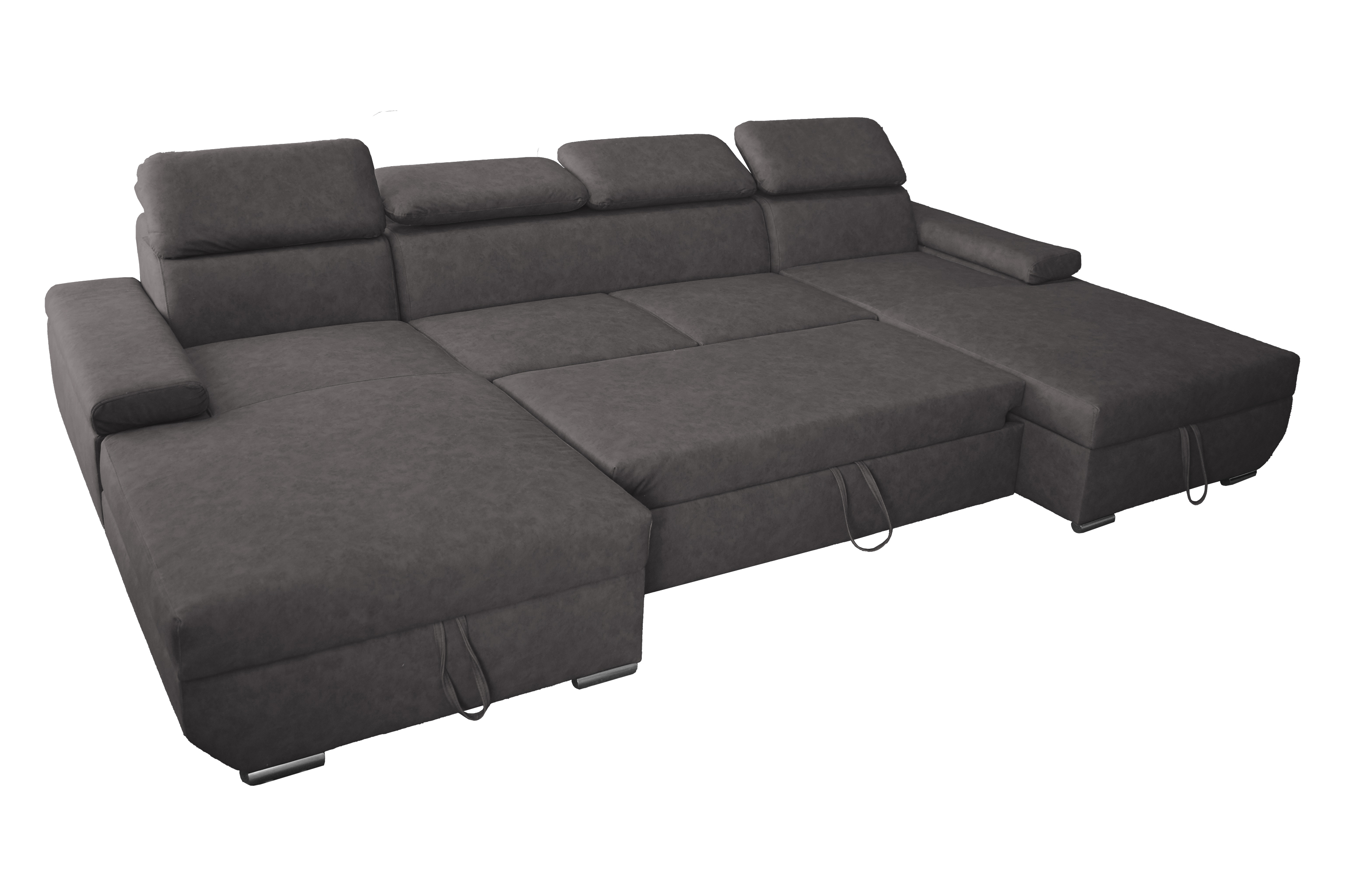 Sedací souprava Lars U UNI - Logan Graphite Provedení: Univerzální, látka: Logan Graphite (obrázek 4)