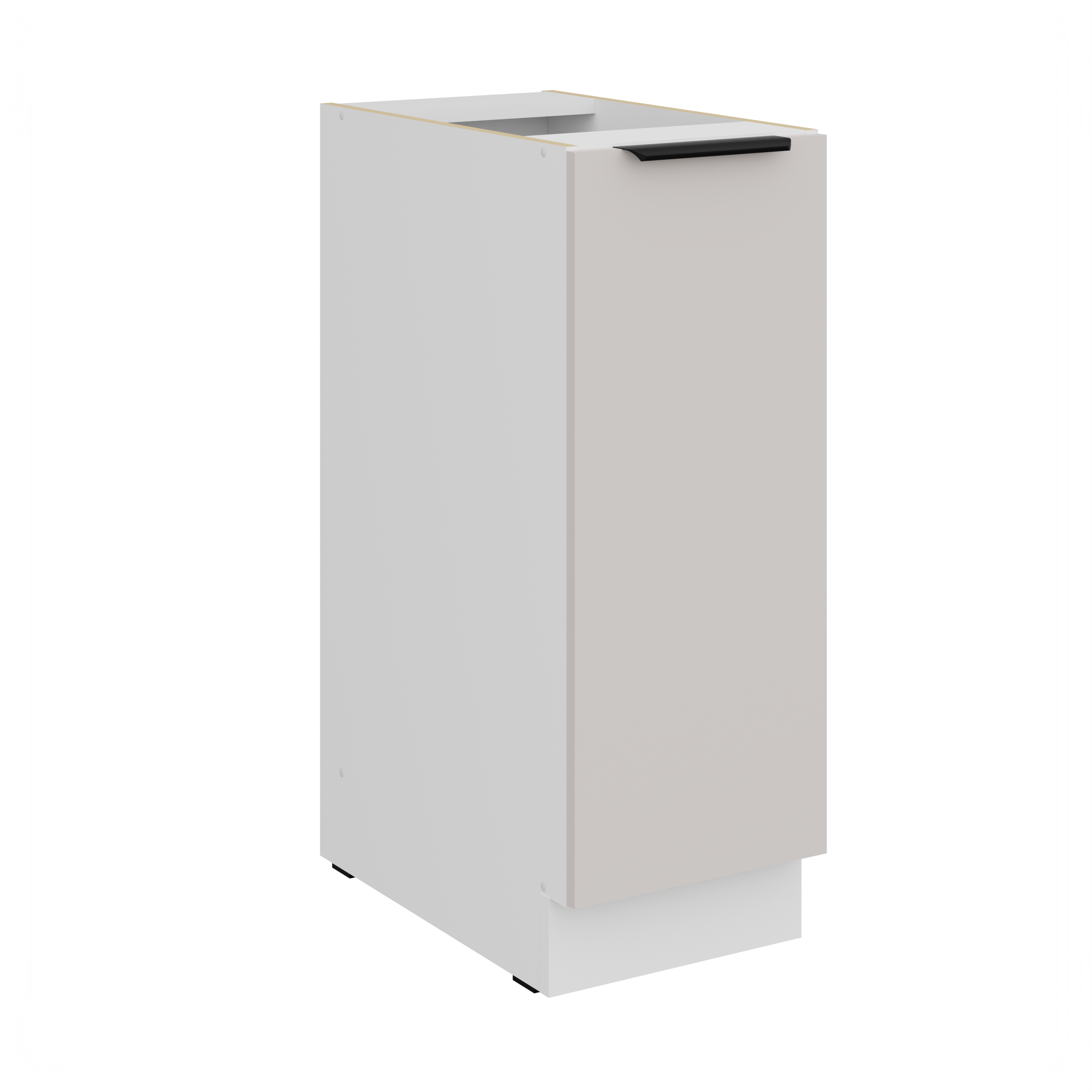 Spodní skříňka Como 30 D CARGO BB Barva korpusu: Bílá, Barva dvířek: Kašmír