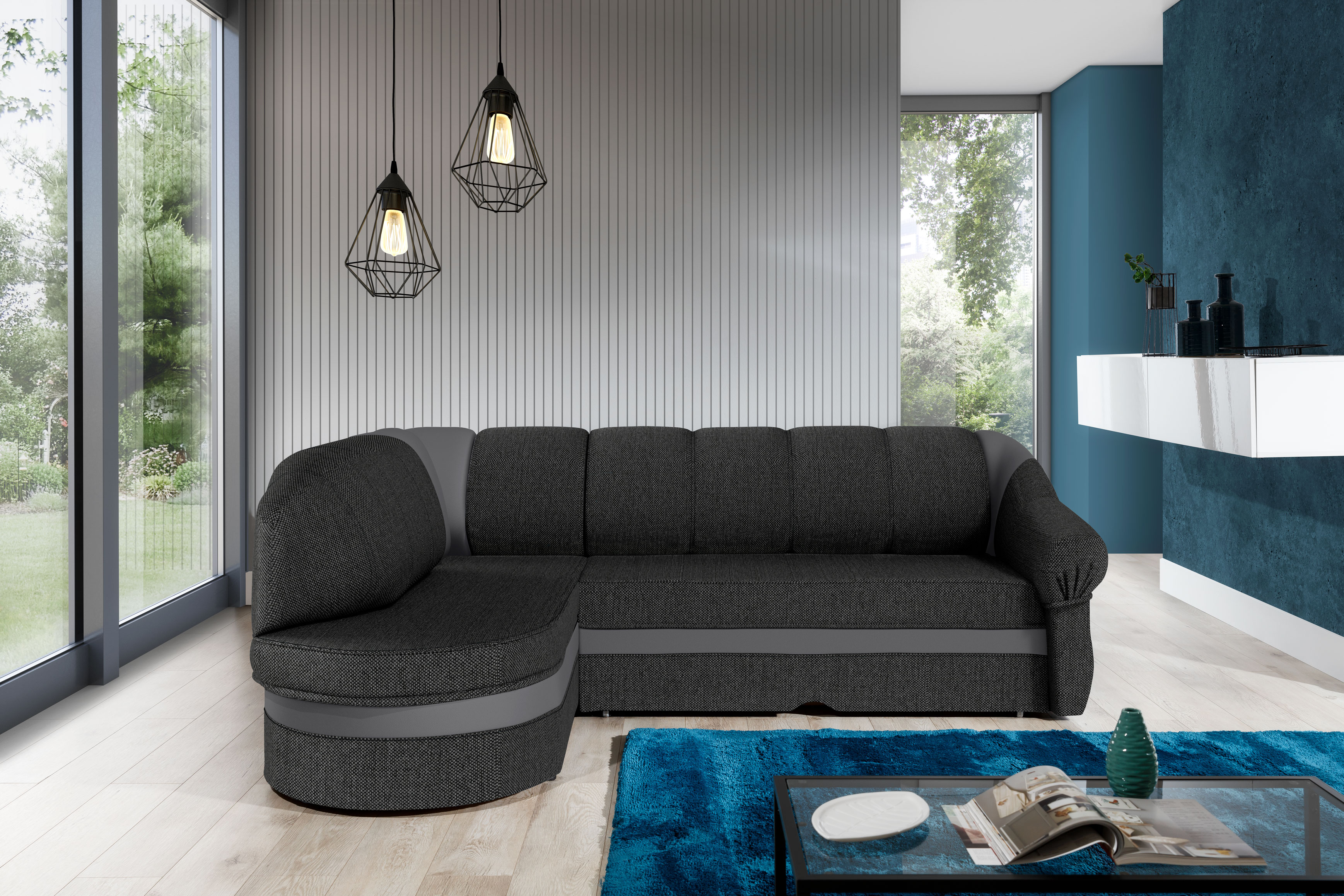 Sedací souprava Benano Provedení: Levá varianta, látka: Inari 96/ Soft 29