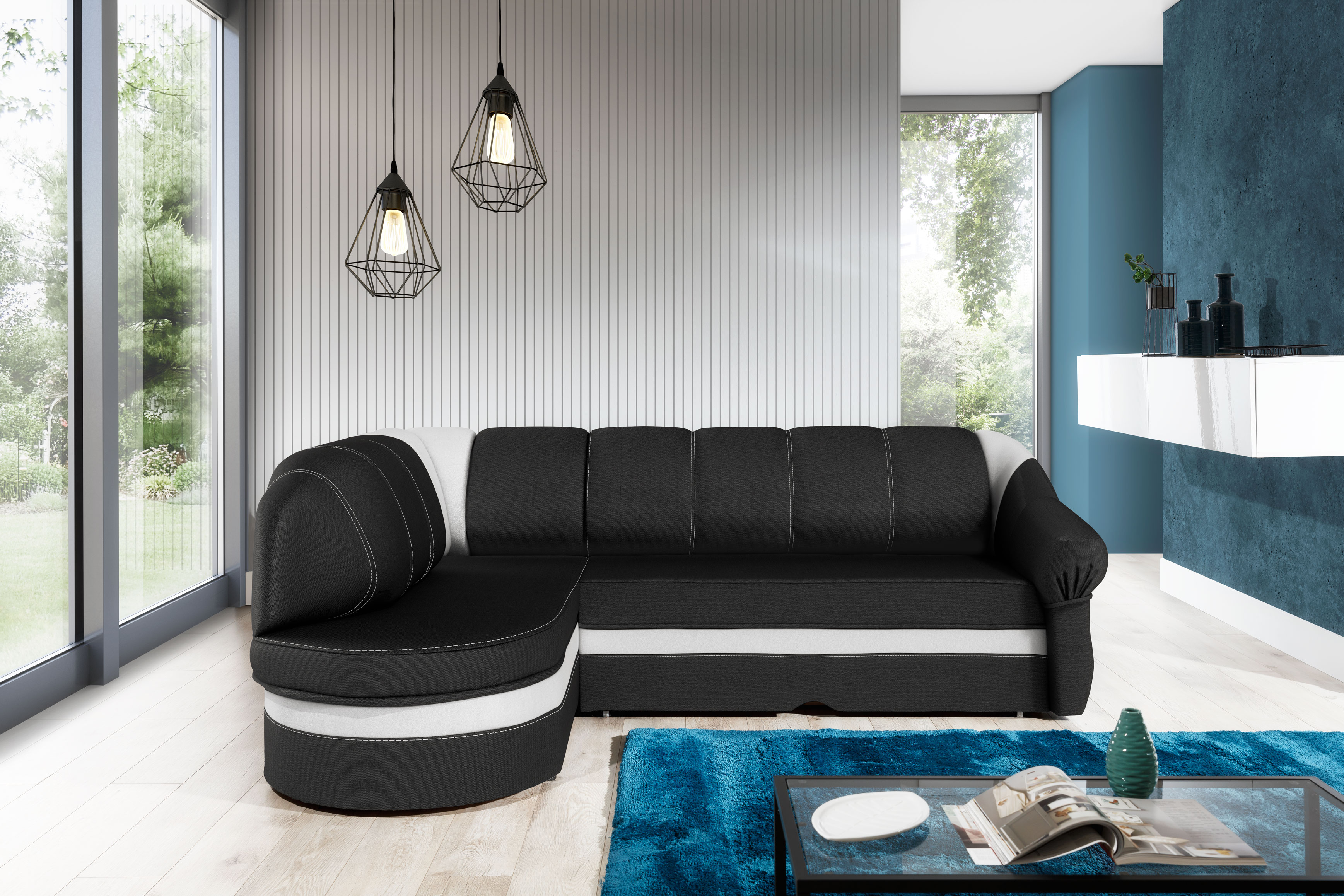 Sedací souprava Benano Provedení: Levá varianta, látka: Sawana 14/ Soft 017