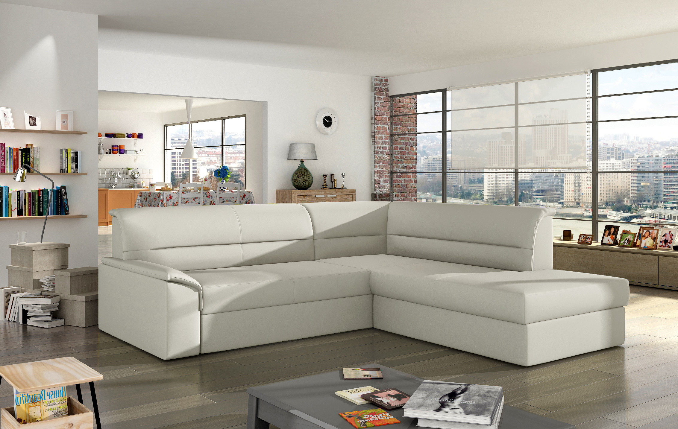 Sedací souprava Elano Provedení: Pravá varianta, látka: Soft 33 beige