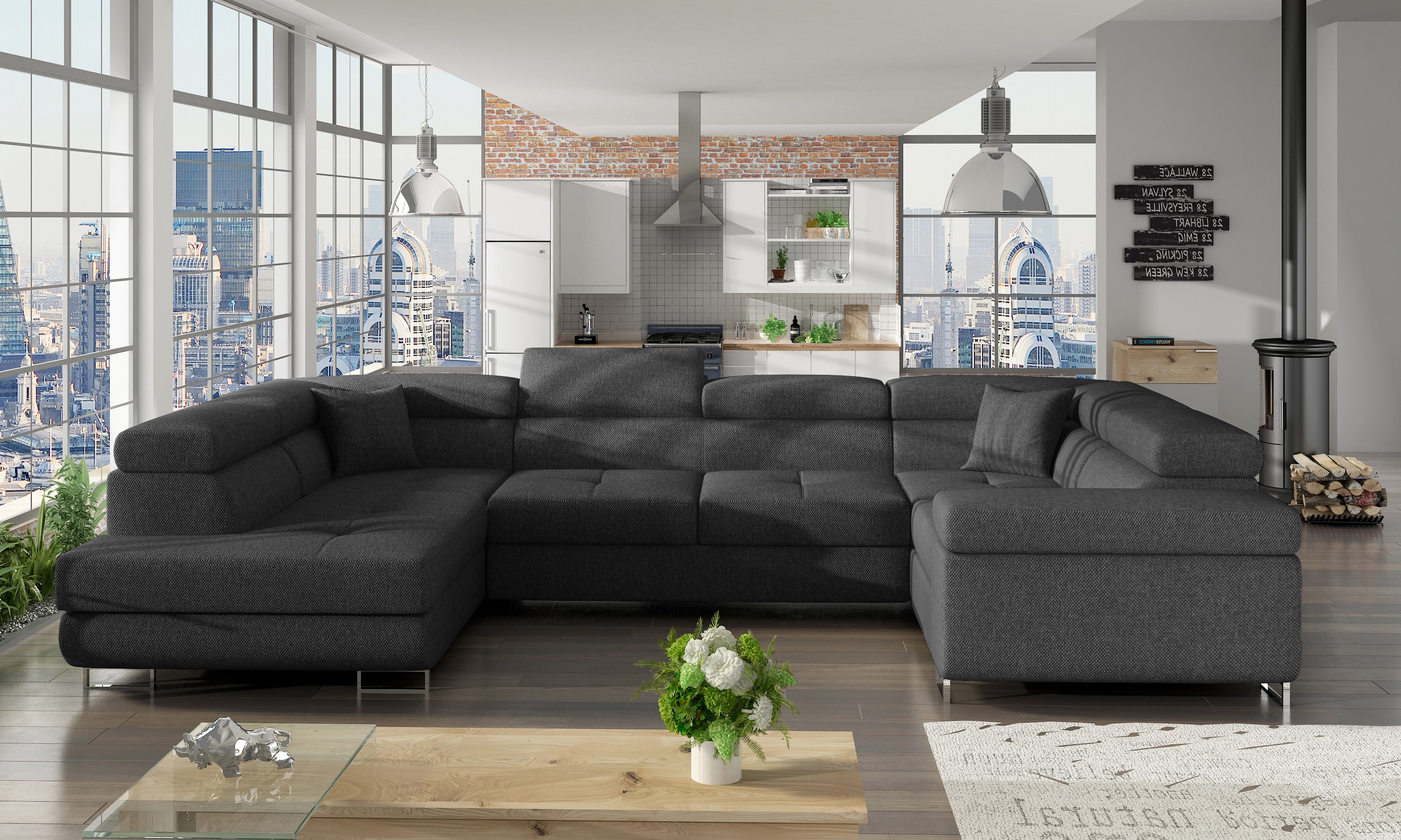 Sedací souprava Letto Provedení: Levá U, látka: Inari 96